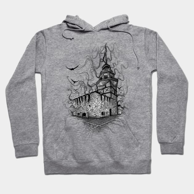 istanbul maiden tower Hoodie by ilhnklv